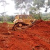 Travaux de
                    terrassement d'un espace de football